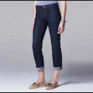 Simply Vera Vera Wang Roll Cuff Capris